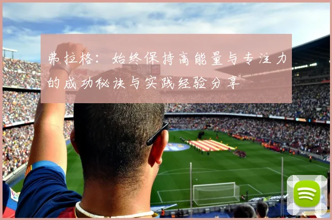 弗拉格：始终保持高能量与专注力的成功秘诀与实践经验分享
